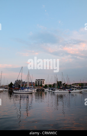 Neptune Marina, Ipswich (anciens quais), Suffolk Banque D'Images