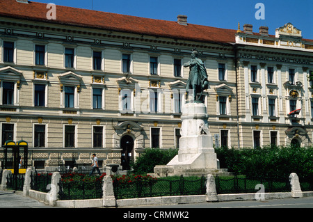 La Hongrie, Pécs, Kossuth Square, Banque D'Images