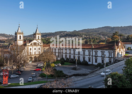 Monastère de Sao Bento à Santo Tirso, le Portugal. Ordre des Bénédictins. Construit dans le quartier gothique (cloître) et baroque (église) de style. Banque D'Images