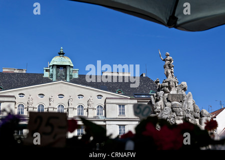 Zelny trh ou chou Square, Brno, République Tchèque Banque D'Images