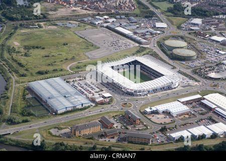 Terrain de football de Derby County Banque D'Images
