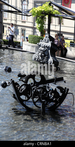 Fontaine de Tinguely, Bâle, Suisse Banque D'Images