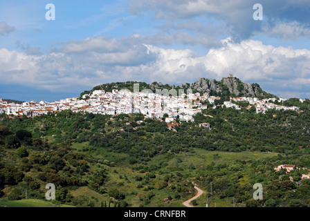 Vue de la ville et la campagne environnante, Ronda, province de Malaga, Andalousie, Espagne, Europe de l'ouest. Banque D'Images