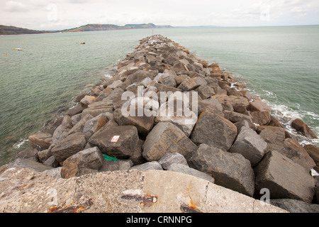 La COB à Lyme Regis, sur le site du patrimoine mondial de la Côte Jurassique, Dorset, UK Banque D'Images