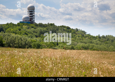 Vue de la NSA à Teufelsberg Post, Berlin, Allemagne Banque D'Images