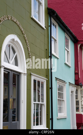 Maison de ville colorée en Thaxted Essex Banque D'Images