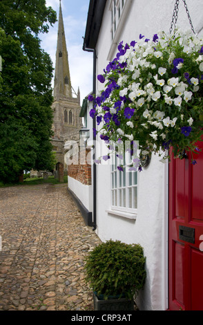 Stony Lane, Thaxted, Essex Banque D'Images