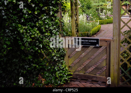 Vieux Jardin Anglais à Battersea Park Banque D'Images