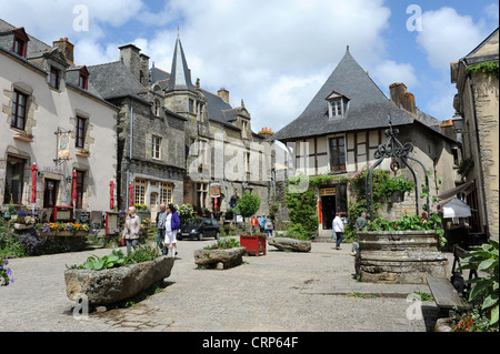 Rochefort-en-Terre une petite cité de Caractére" en Bretagne France Banque D'Images