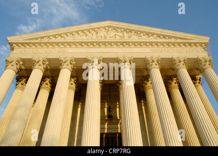 Bâtiment de la Cour suprême des États-Unis Banque D'Images