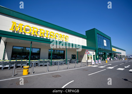 Supermarché Morrisons, Borehamwood, Hertfordshire, England, UK. Banque D'Images