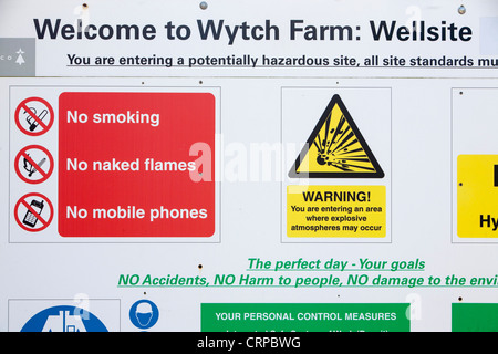 Puits de pétrole à la ferme Wytch Kimmeridge Bay, Dorset, la seule réserve de pétrole à terre au Royaume-Uni . Banque D'Images