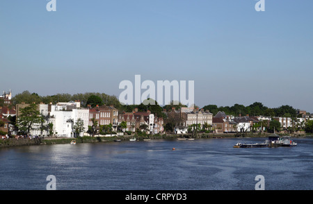 Tamise vue de Kew Bridge Londres Banque D'Images