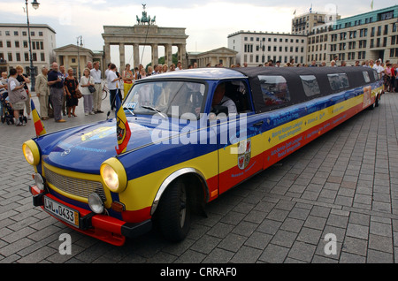 Trabant réunion à Berlin Banque D'Images