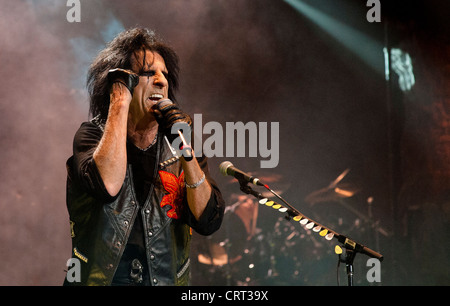 Alice Cooper réalise à Kitchener, Canada Banque D'Images