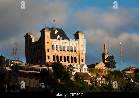 Palais de la reine Rova, Antananarivo, Madagascar Banque D'Images