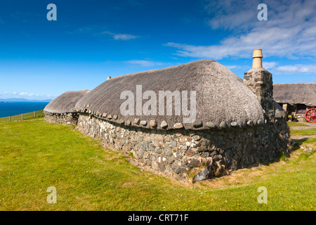 Maisons à la croft chaume Skye Highland Museum of Life Banque D'Images
