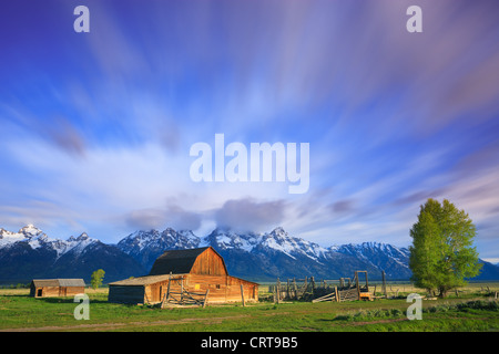 T.A Moulton Barn à Grand Teton National Park, Wyoming, USA Banque D'Images