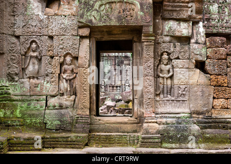 Ta Som, temple Angkor, Site du patrimoine mondial de l'UNESCO, Siem Reap, Cambodge, Asie Banque D'Images
