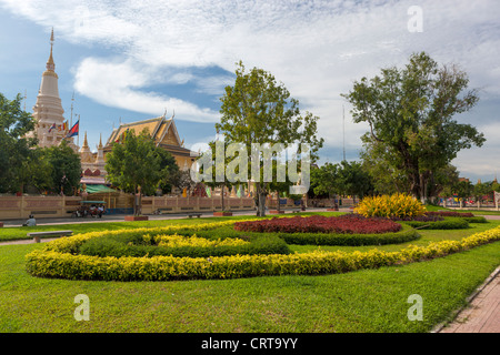 Palais Royal, Phnom Penh, Cambodge Banque D'Images