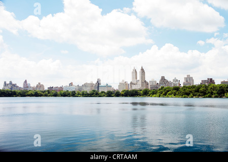 Jacqueline Kennedy Onassis Reservoir Réservoir AKA Central Park in Central Park, New York City, USA. Banque D'Images