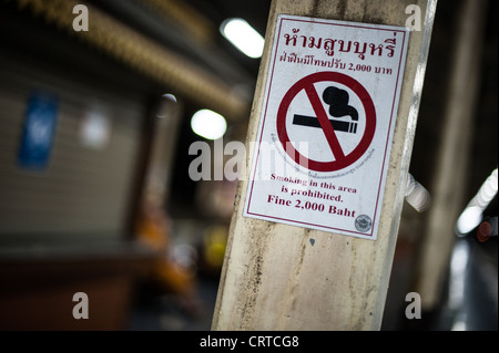 La photographie d'un exercice pendant quelques heures à la gare de Chiang Mai Banque D'Images