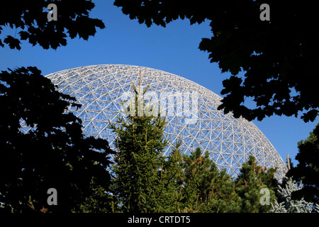 La Biosphère sur l'île de Sainte Hélène, Parc Jean-Drapeau, Montréal, Québec Banque D'Images