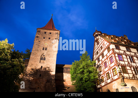 Château impérial de Nuremberg (Nürnberg), Germisay. Banque D'Images