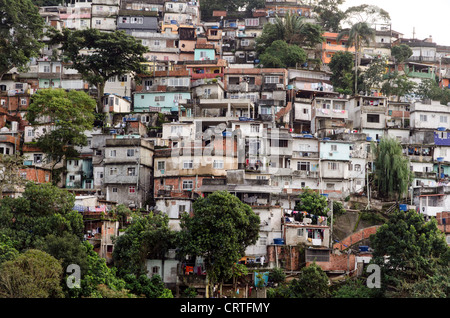 Favela de Rio de Janeiro Brésil Amérique du Sud Banque D'Images