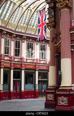 Leadenhall Market. Gracechurch Street. East End, Londres, Angleterre Banque D'Images