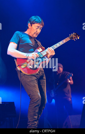 Chris Rea fonctionne à la Sportarena, Hongrie 02.15.2012. Banque D'Images