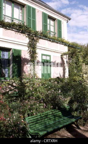 La maison et les jardins de Monet à Giverny Banque D'Images