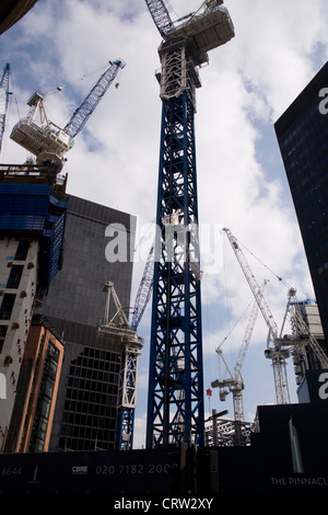 Le Pinnacle construction site, City of London Banque D'Images