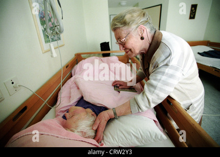 Soins palliatifs bénévole en Allemagne Banque D'Images