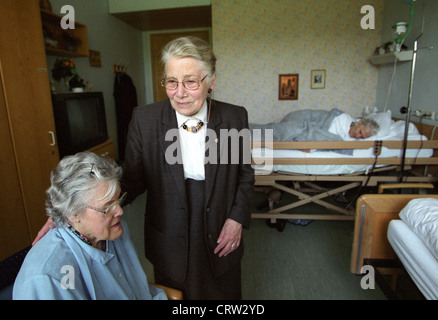 Soins palliatifs bénévole en Allemagne Banque D'Images