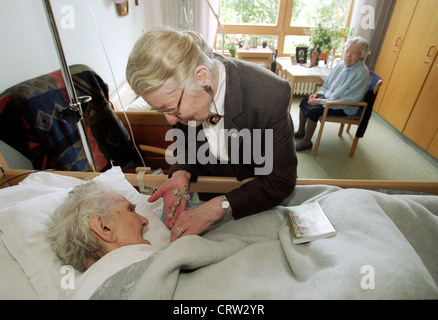 Soins palliatifs bénévole en Allemagne Banque D'Images