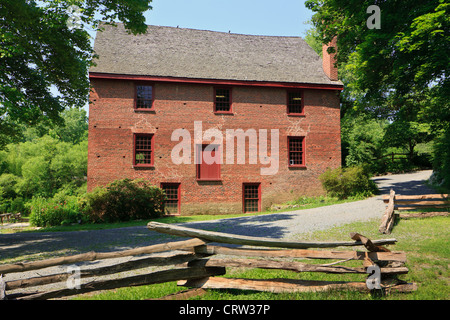 Colvin Exécuter Mill Site historique, un moulin à eau, construit vers 1805, Great Falls, Virginia, comté de Fairfax Banque D'Images