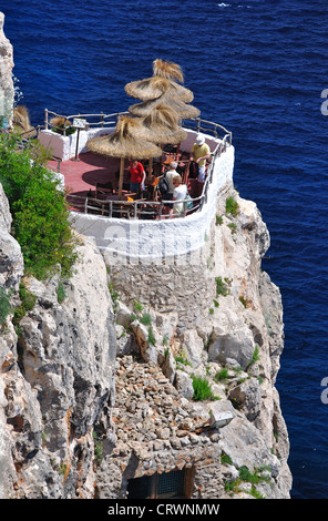 Cova d'en Xoroi (grottes), Alaior, Minorque, Baleares, Espagne Banque D'Images