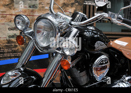 Indian Motorcycle exhibition dans le hall de l'aéroport international Incheon Corée du Sud Banque D'Images