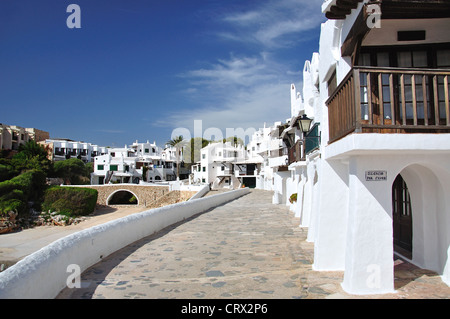 Village de pêcheurs blancs développement de Binibeca, Minorque, Iles Baléares, Espagne Banque D'Images