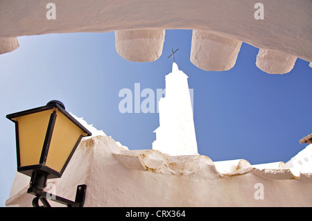 Village de pêcheurs blancs développement de Binibeca, Minorque, Iles Baléares, Espagne Banque D'Images