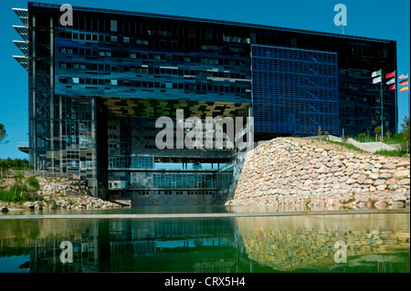 La nouvelle Mairie, Montpellier, Herault, France Banque D'Images