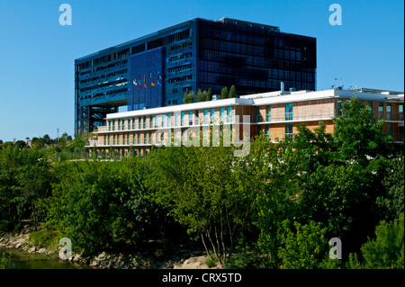 La nouvelle Mairie, Montpellier, Herault, France Banque D'Images