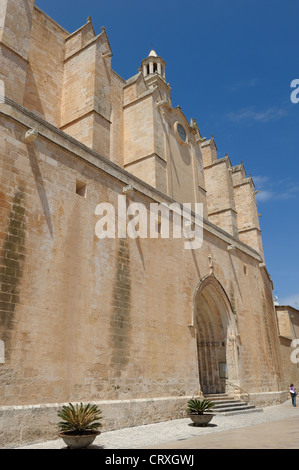 La Basilique Cathédrale de Minorque à ciutadella de menorca, Baléares, Espagne Banque D'Images