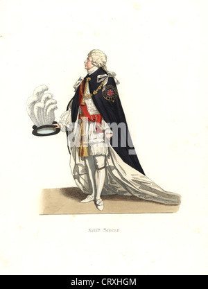 George Frédéric Auguste, Prince de Galles, l'Angleterre, 18e siècle, plus tard George IV. Banque D'Images