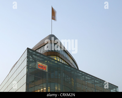 Extérieur de la Direction générale fédérale de la CDU à Berlin Banque D'Images