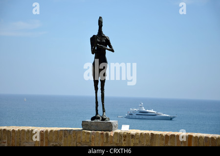 Le Grain sculpture, Musée Picasso (Château Grimaldi, Antibes, Côte d'Azur, Alpes-Maritimes, Provence-Alpes-Côte d'Azur, France Banque D'Images