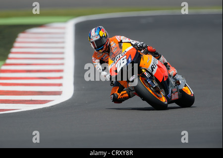 Dani Pedrosa, moto gp 2012 Banque D'Images