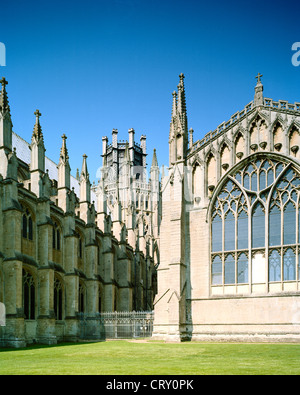 Octagon et Lady Chapel Cathédrale d'Ely Cambridgeshire Banque D'Images