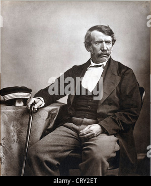 Sir David Livingstone, 1864, par Thomas Annan Banque D'Images